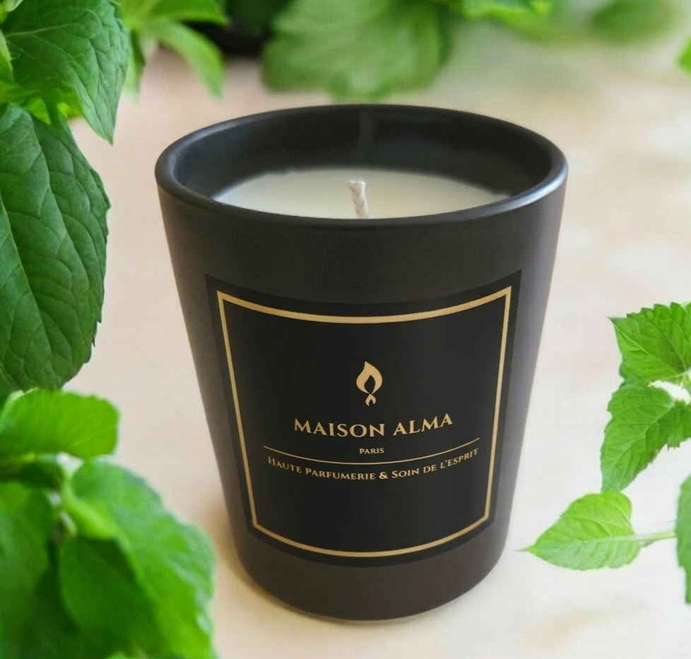 Bougie "Souffle d'Eucalyptus" - Maison Alma